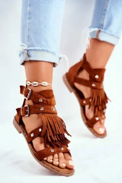 Sandały Damskie Boho Camel Balms