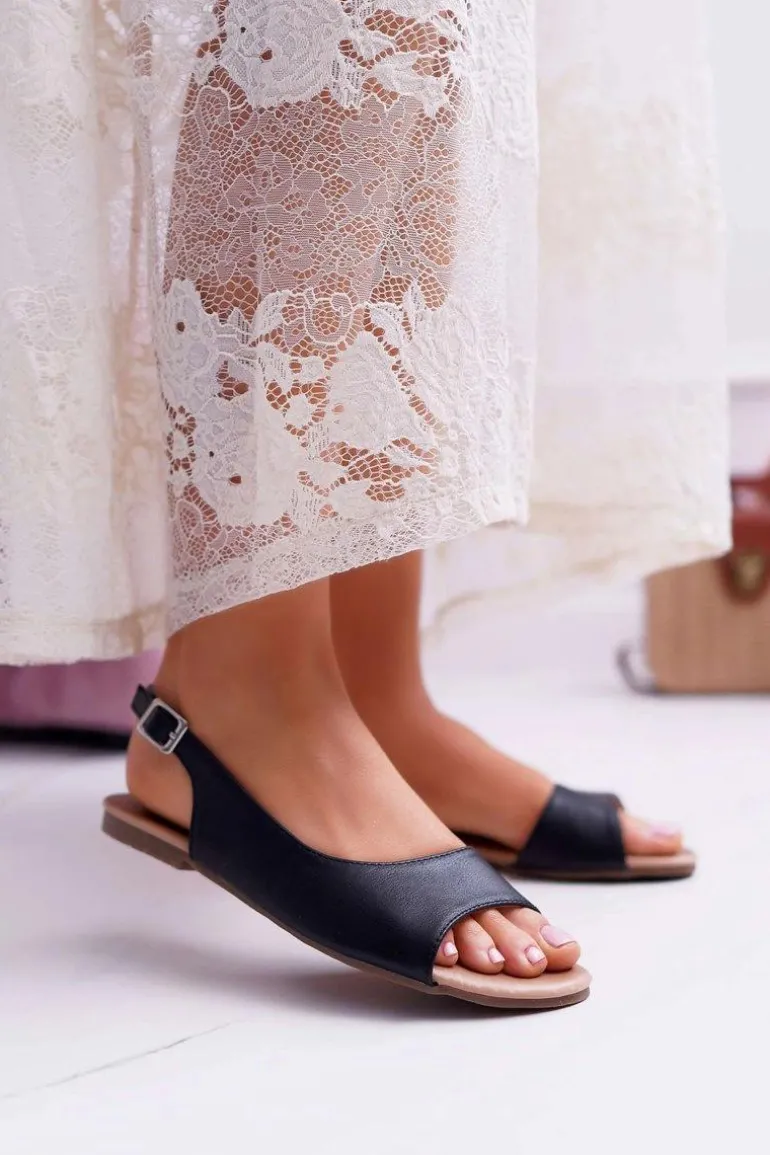 Sandały Damskie Czarne Prius