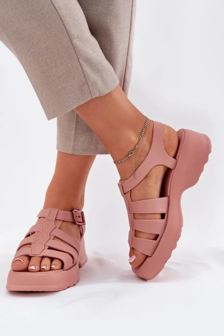 Sandały Damskie Pachnące ZAXY RR285116 Brudny Róż