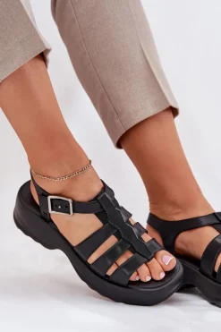 Sandały Damskie Pachnące ZAXY RR285117 Czarne