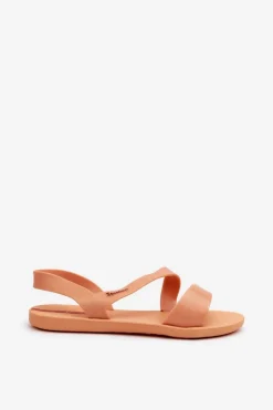 Sandały Damskie Z Brokatem 82429 Ipanema Vibe Sandal Fem Pomarańczowe
