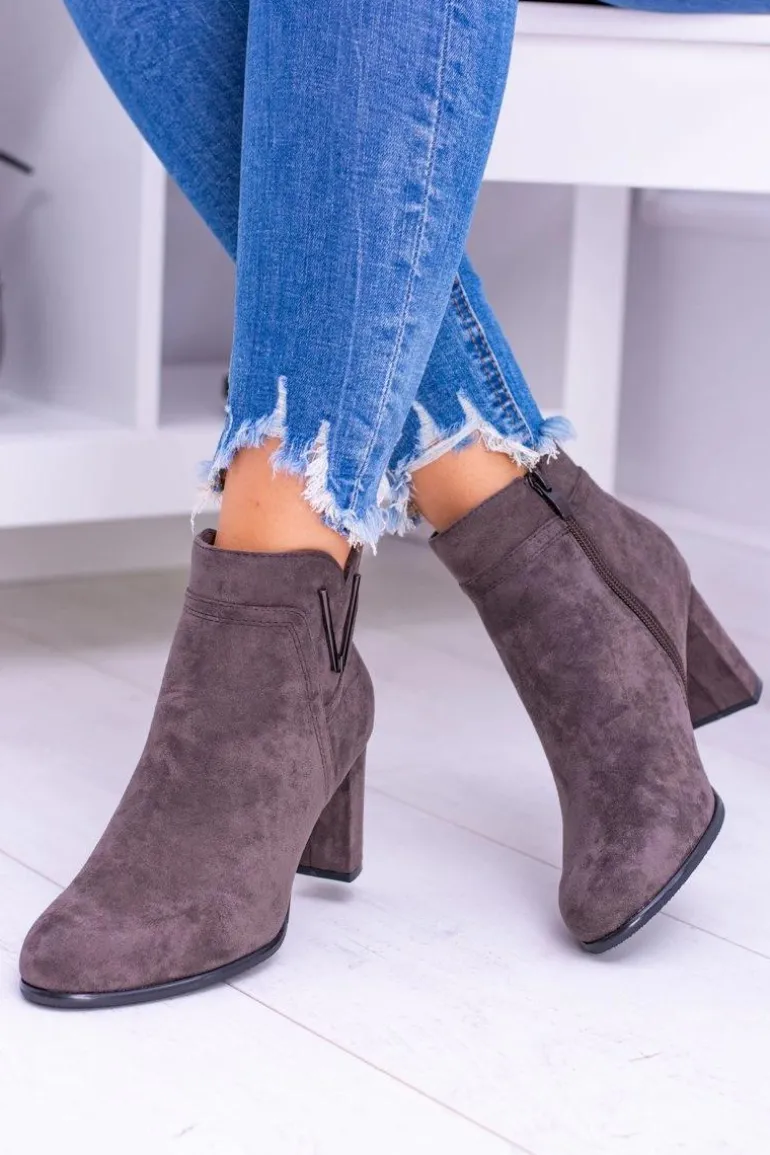 Sergio Leone Botki Na Słupku Coffe Zamsz Valentia