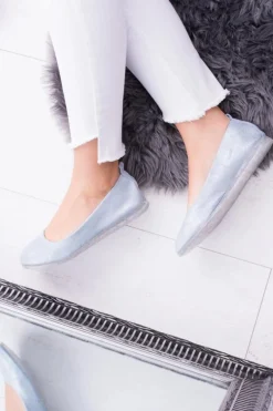 Sergio Leone Damskie Niebieskie Balerinki Makalu