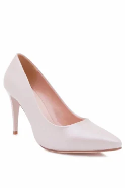 Sergio Leone Perłowe Czółenka Szpilki Nude Feliciana