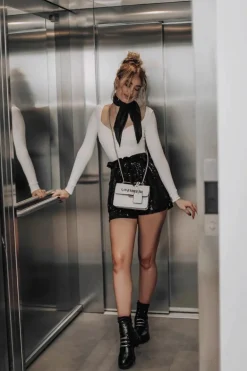 Skórzane Botki Ocieplane Czarne Lilinth