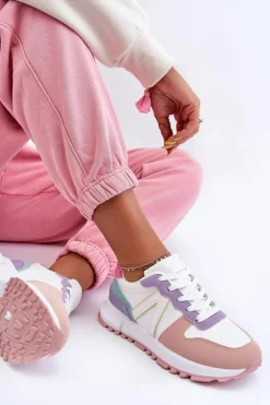 Skórzane Damskie Buty Sportowe Wielokolorowe Kabama