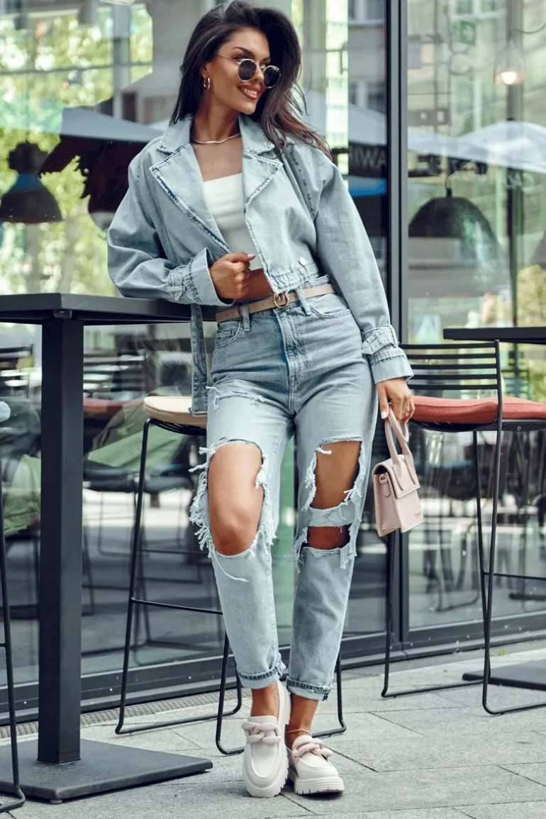 Skórzane Mokasyny Półbuty Big Star LL274581 Beżowe