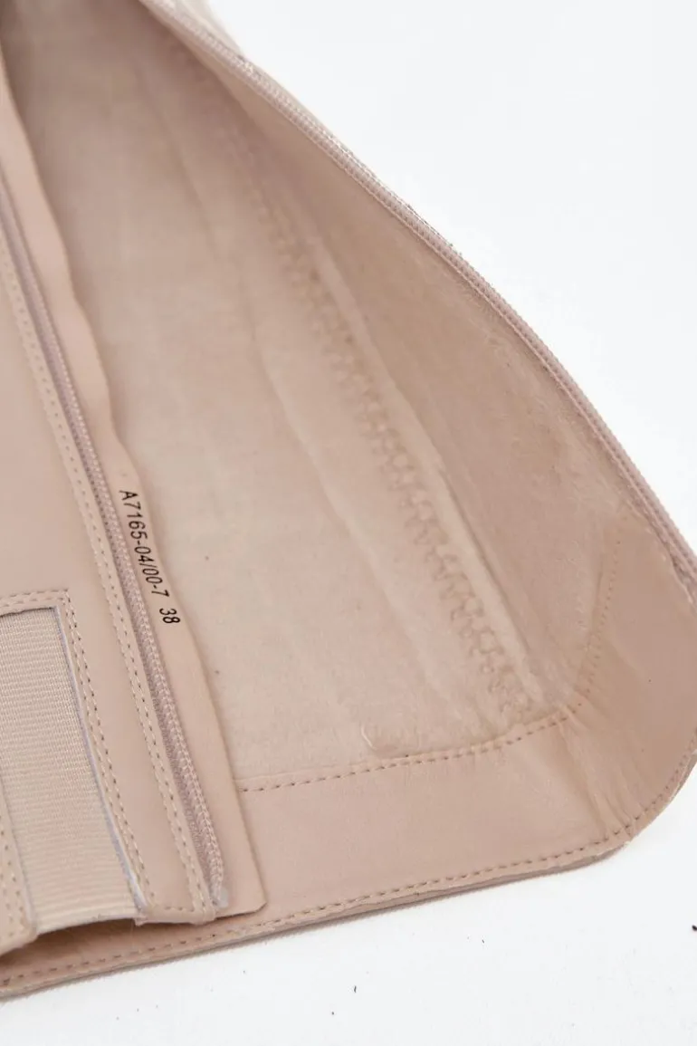 Skórzane Ocieplane Kozaki Damskie Na Obcasie Maciejka A7165-04 Beżowe