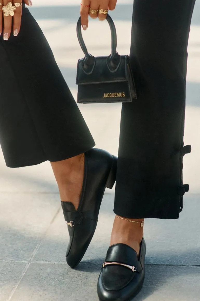 Skórzane Półbuty Mokasyny Damskie Maciejka K6809-01 Czarne