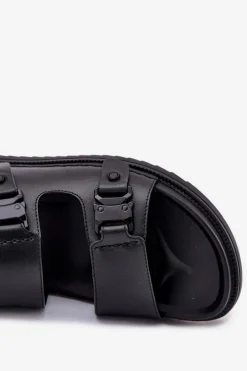 Skórzane Sandały Męskie Big Star RR174086 Czarne