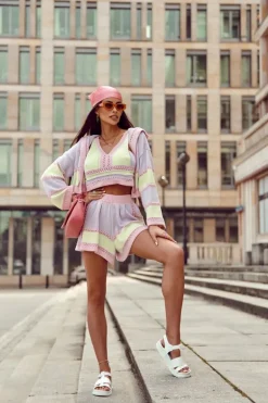 Skórzane Sandały Na Platformie Białe Tessy