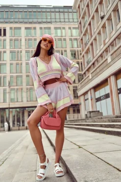 Skórzane Sandały Na Platformie Białe Tessy