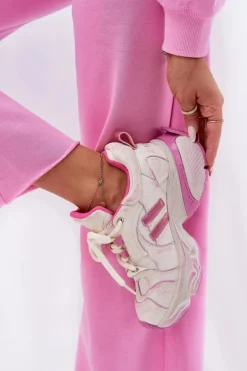Skórzane Sneakersy Damskie GOE RR2N4038 Różowe