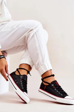 Skórzane Trampki BIG STAR JJ274129 Czarne