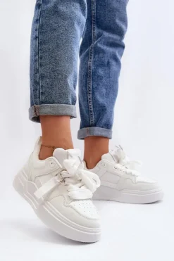 Sneakersy Buty Sportowe Damskie Białe Neatisa