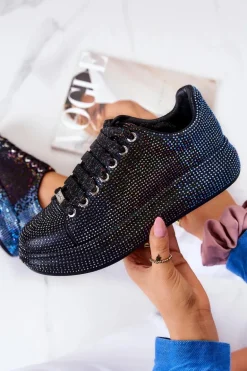 Sneakersy Buty Sportowe Dżety GOE JJ2N4050 Czarne