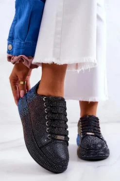 Sneakersy Buty Sportowe Dżety GOE JJ2N4050 Czarne