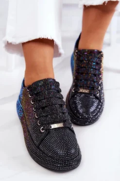 Sneakersy Buty Sportowe Dżety GOE JJ2N4050 Czarne