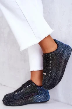 Sneakersy Buty Sportowe Dżety GOE JJ2N4050 Czarne