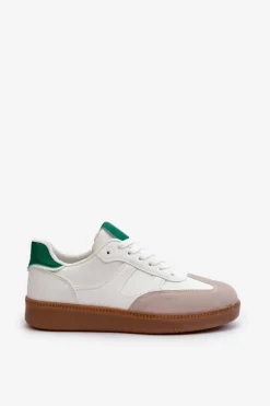 Sneakersy Buty Sportowe Niskie Damskie Białe Uvetta