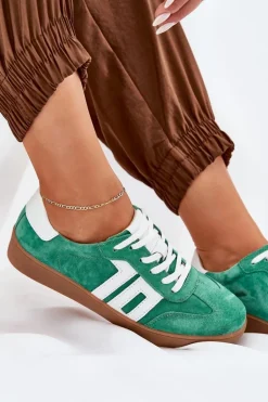 Sneakersy Buty Sportowe Zamszowe Vinceza 79517 Zielone