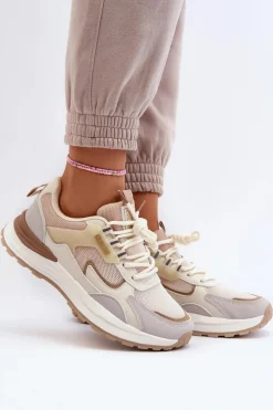 Sneakersy Damskie Big Star NN274A098 Beżowe