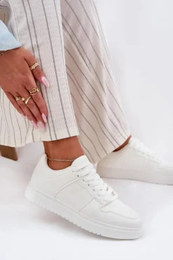 Sneakersy Damskie Big Star RR274A241 HI-POLY SYSTEM Białe