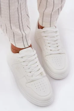 Sneakersy Damskie Big Star RR274A241 HI-POLY SYSTEM Białe