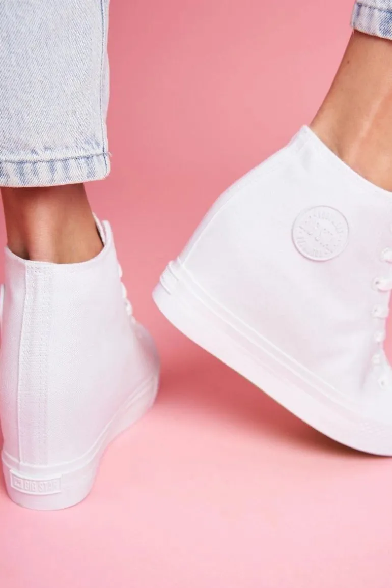 Sneakersy Damskie Big Star Białe FF274A192