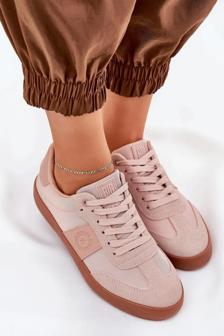 Sneakersy Damskie Big Star RR274373 Różowe