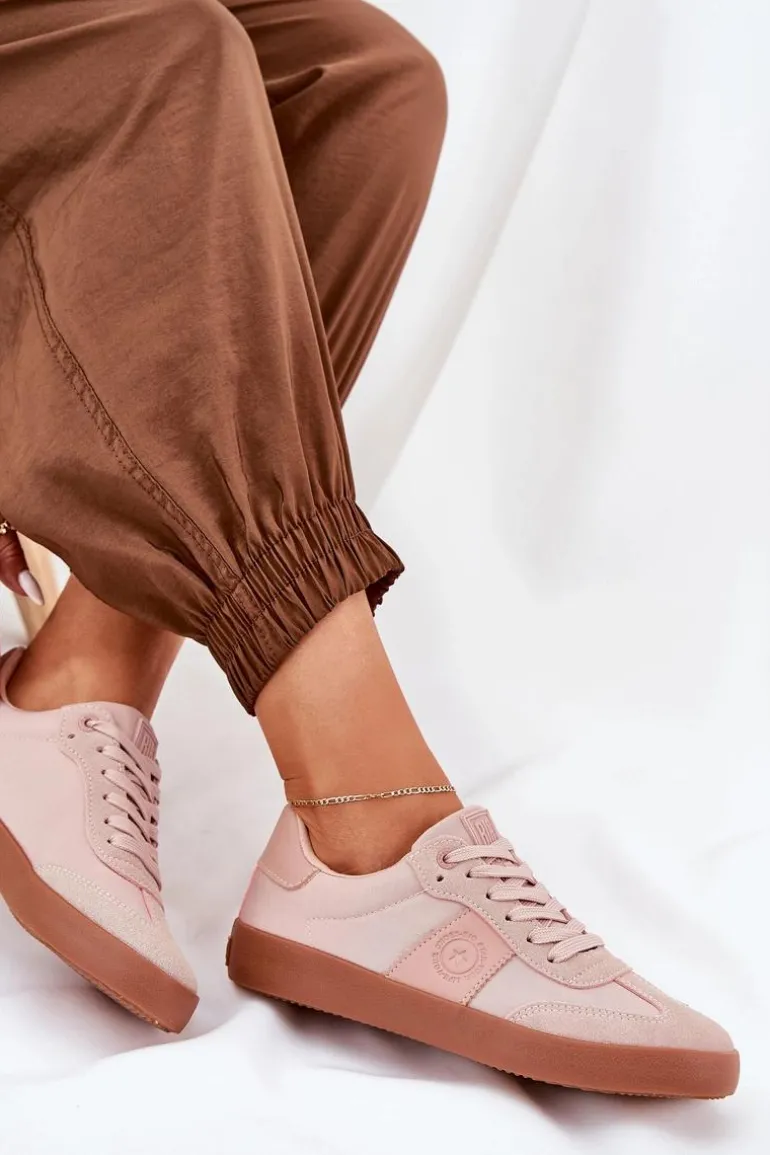 Sneakersy Damskie Big Star RR274373 Różowe