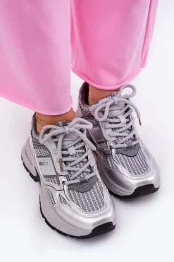 Sneakersy Damskie Big Star RR274A193 Szare
