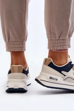 Sneakersy Damskie Big Star NN274A092 Beżowe