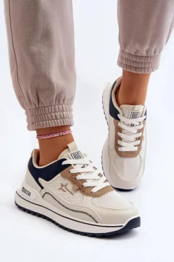 Sneakersy Damskie Big Star NN274A092 Beżowe