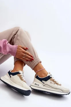 Sneakersy Damskie Big Star NN274A092 Beżowe