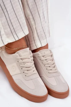 Sneakersy Damskie Big Star RR274806 Beżowe