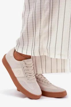 Sneakersy Damskie Big Star RR274806 Beżowe