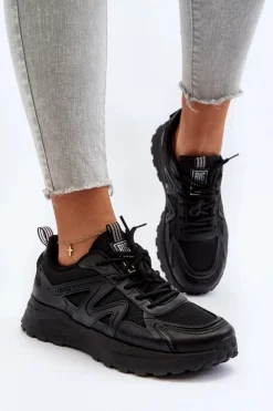 Sneakersy damskie Big Star NN274A085 Czarny