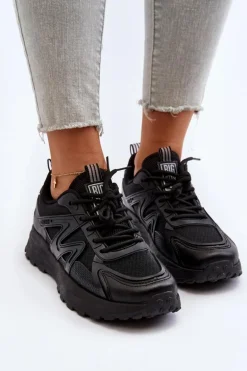 Sneakersy damskie Big Star NN274A085 Czarny