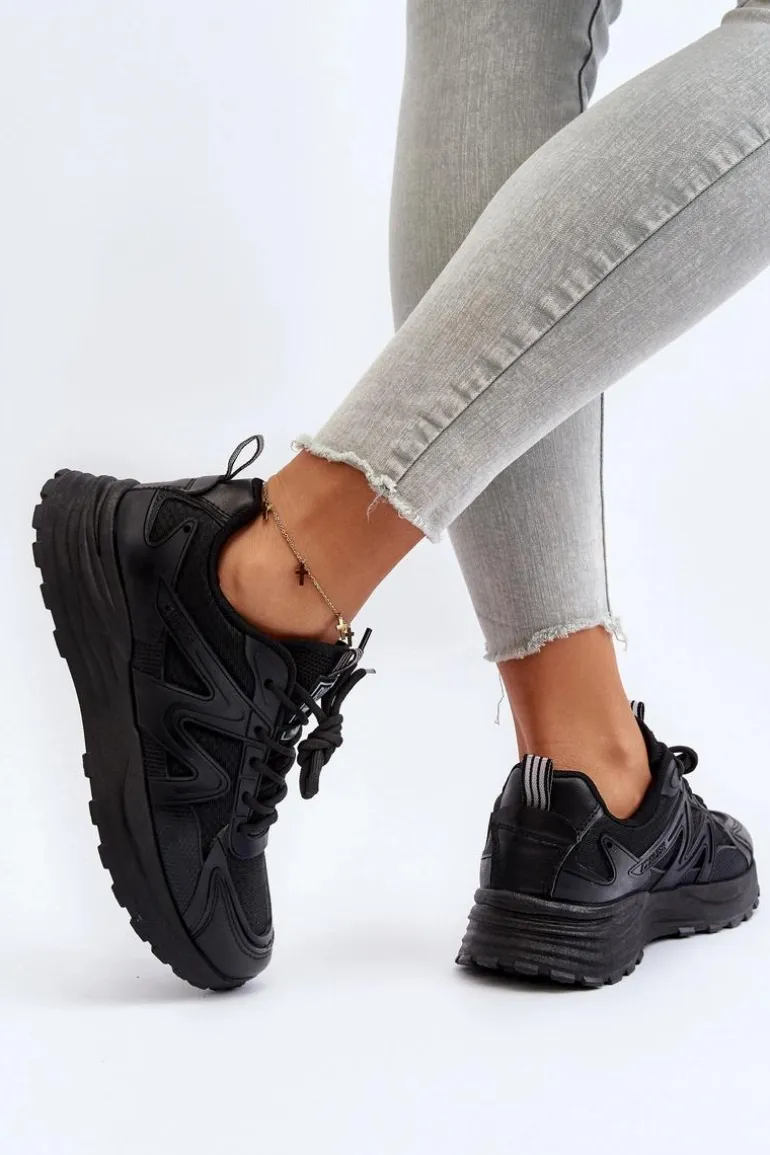 Sneakersy damskie Big Star NN274A085 Czarny