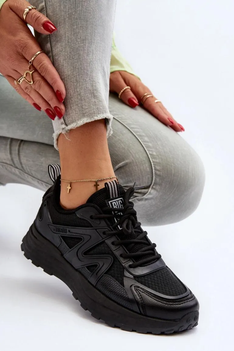 Sneakersy damskie Big Star NN274A085 Czarny