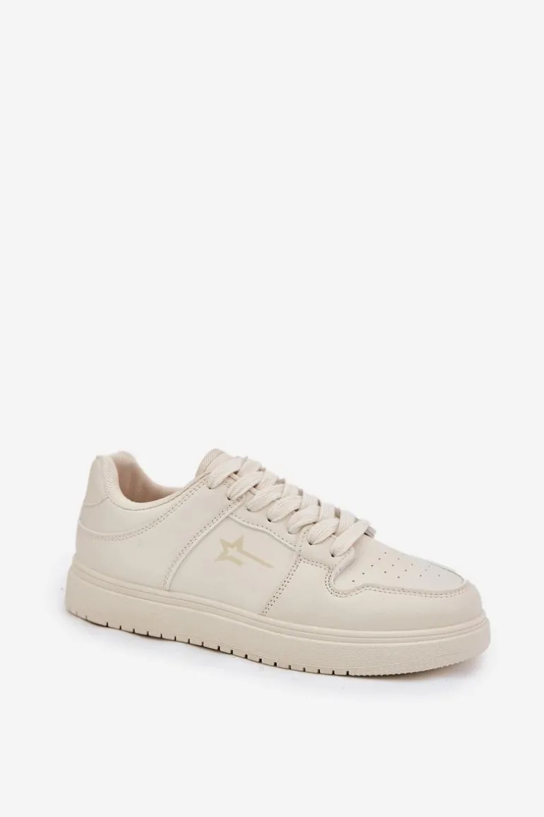 Sneakersy Damskie Big Star RR274A243 HI-POLY SYSTEM Beżowe