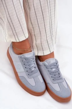 Sneakersy Damskie Big Star RR274805 Niebieskie