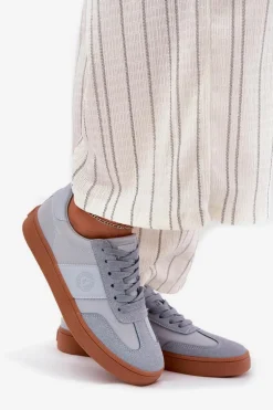 Sneakersy Damskie Big Star RR274805 Niebieskie