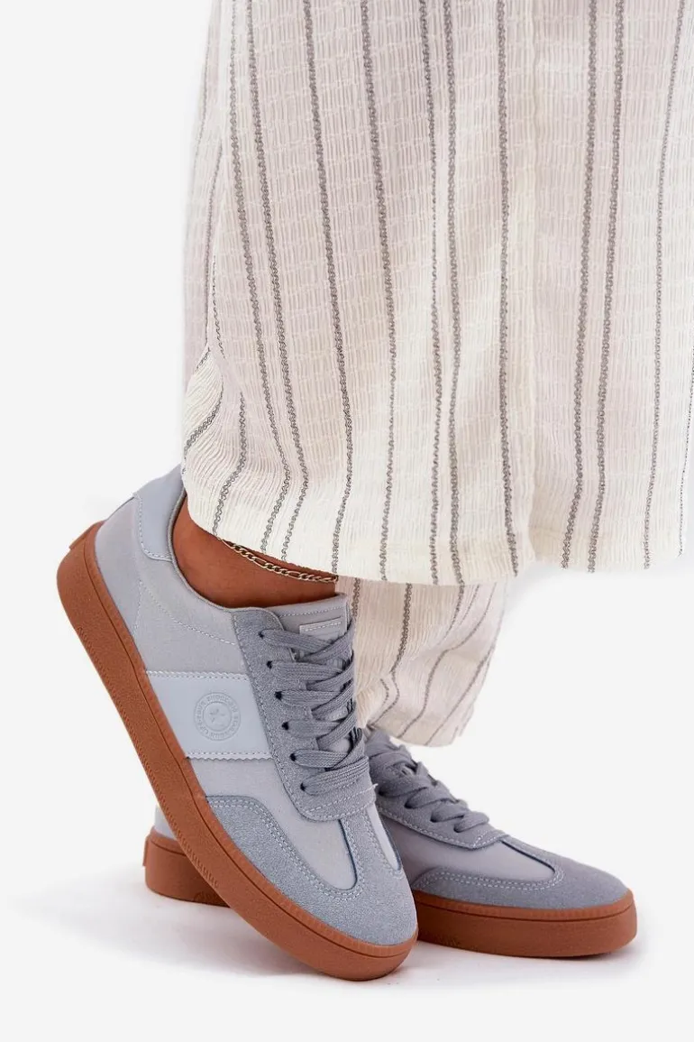 Sneakersy Damskie Big Star RR274805 Niebieskie