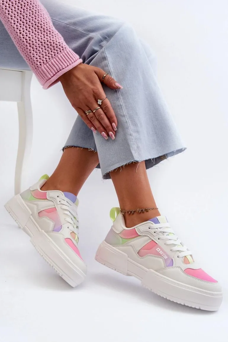 Sneakersy Damskie Big Star NN274359 Memory Foam System Multikolor