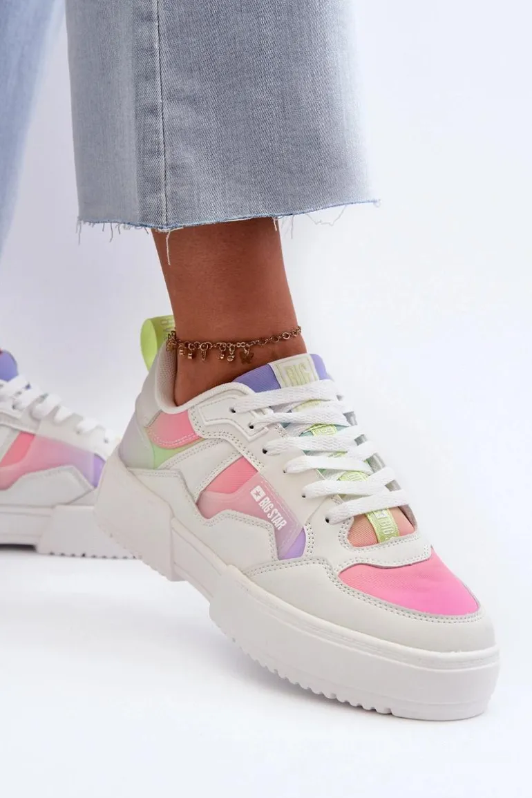 Sneakersy Damskie Big Star NN274359 Memory Foam System Multikolor