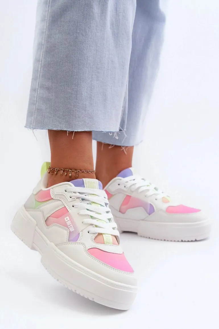 Sneakersy Damskie Big Star NN274359 Memory Foam System Multikolor
