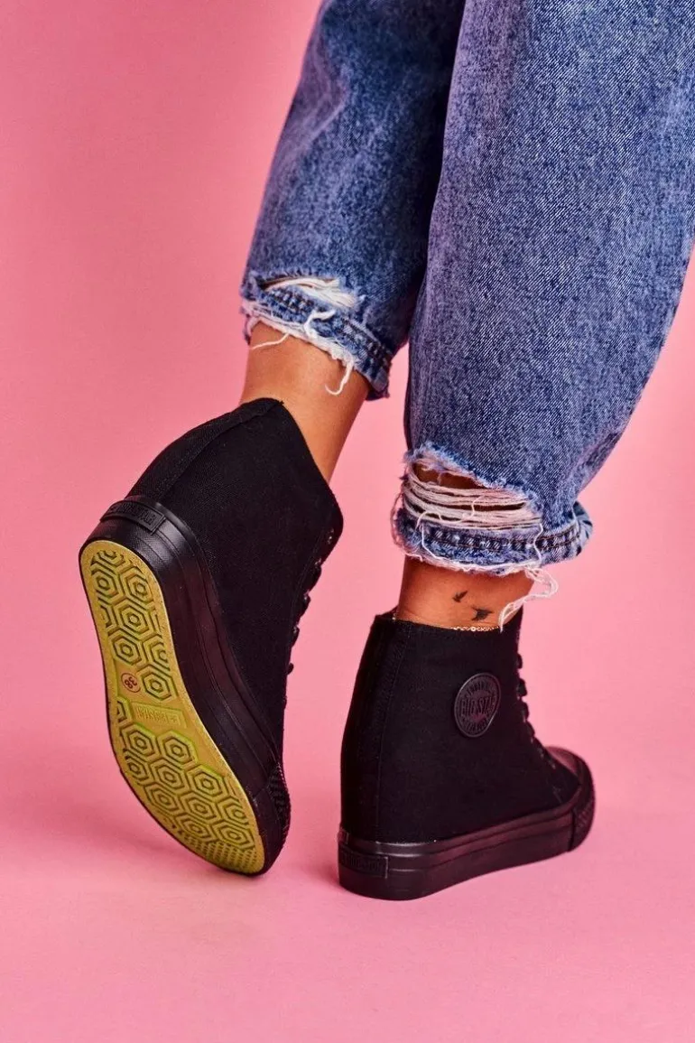 Sneakersy Damskie Big Star Czarne FF274A191