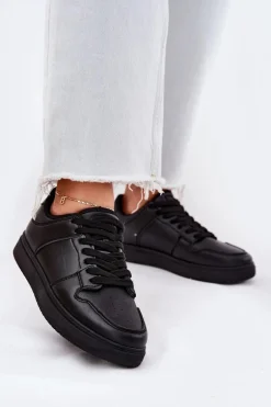 Sneakersy Damskie Big Star RR274A242 HI-POLY SYSTEM Czarne